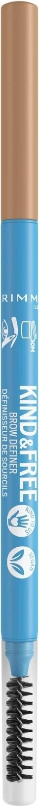 RIMMEL KIND & FREE EYEBROW DEFINER  - 001 BLONDE - Vegan