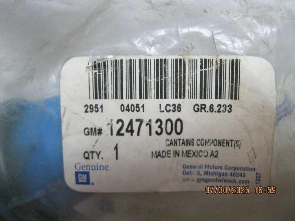 Genuine GM OEM 12471300 Steering Linkage Outer Tie Rod Kit Foto 4 de 4