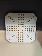 Wahoo Wood Board Game Marble Sorry Aggravation 2 to 4 player. Hand made?  12x12”