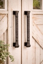 2 Sets Large Rustic Cast Iron Vintage Style Barn Handle Gate Pull Shed Handle