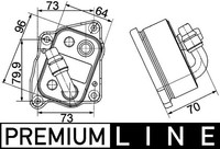 Mahle Clc 107 000P ÖLküHler, MotoröL FüR Bmw,Bmw (Brilliance)