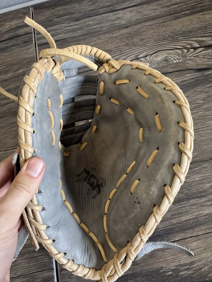 12.5 Mgx Pro Stock T Softball Fastpitch First Base Mitt Glove - Image 3 of 4