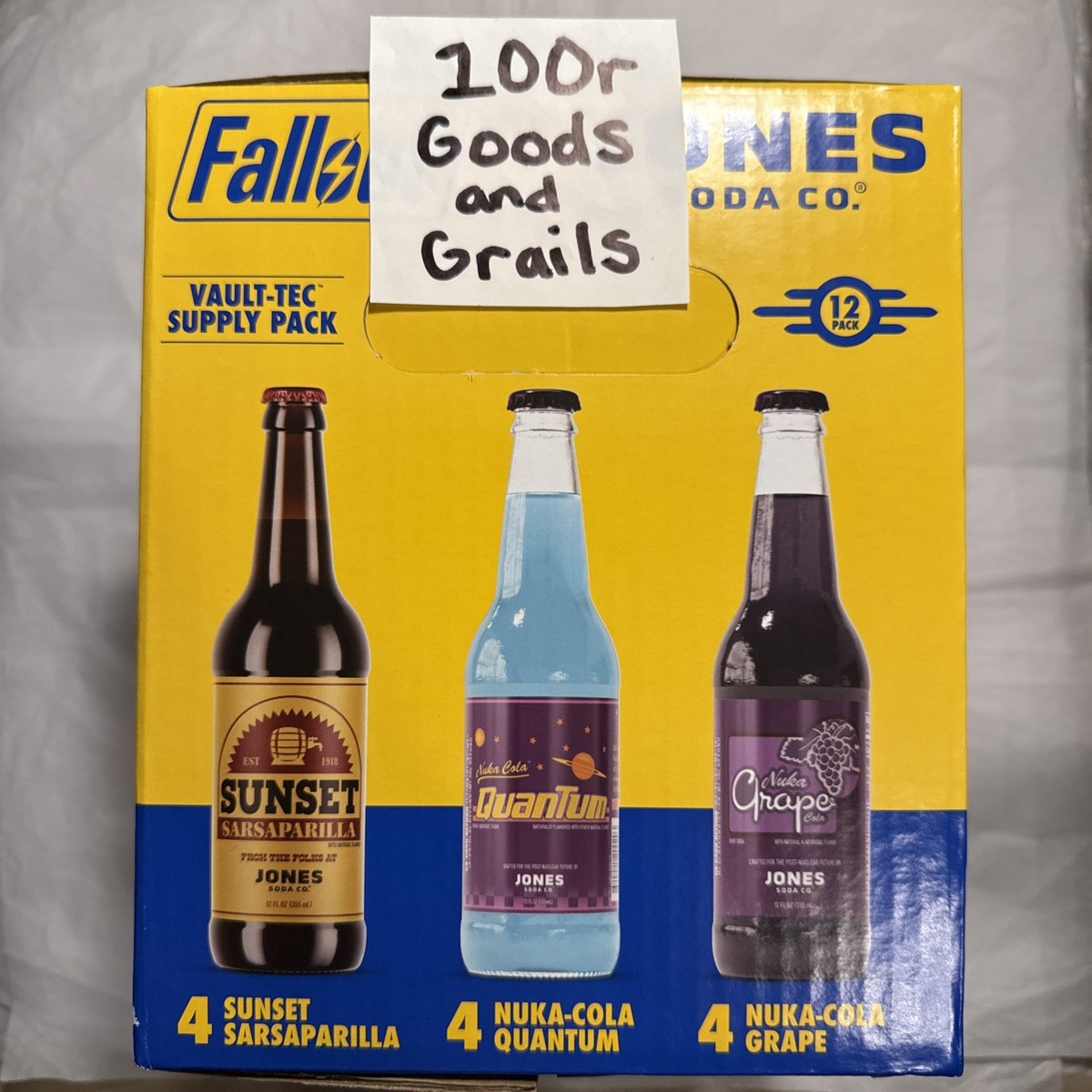 Jones Soda Co. Fallout Vault-tec Supply Pack Costco Bubble Wrapped