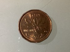 Canada 1 Cent 1992 Circulated - 125 Years of Canada