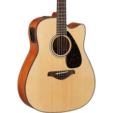 Yamaha FG Series FGX800C AcousticElectric Guitar Natural