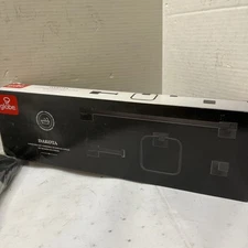 Globe Dakota 4-Piece Bath Hardware Set with Towel Bar, Towel Ring, Robe Hook