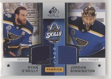 2020-21 Upper Deck SP Game Used Ryan O'Reilly Jordan Binnington #ASD-OB 04f2