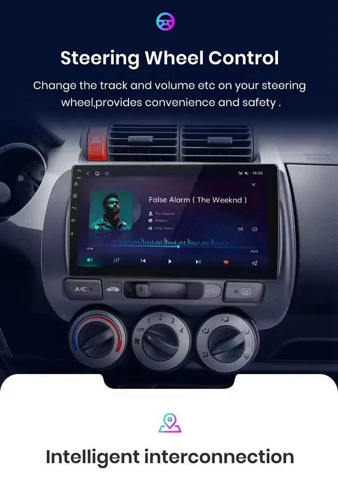 Autoradio Honda Jazz Fit 2002-2007 CarPlay-AndroidAuto BT RDS WIFI Super Promo!! - Immagine 4 di 4