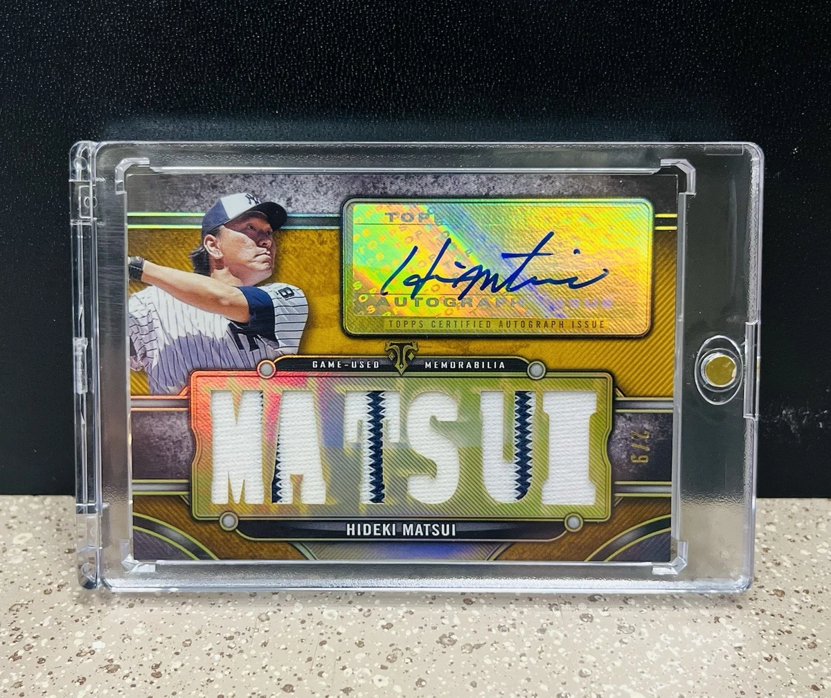 Topps Hideki Matsui Baseball Serial Numbered Sports Trading Cards