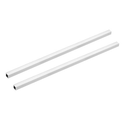 6063 Aluminium Vierkantrohr Rohr 10mmx10mmx1mm Wand 300mm nahtlos Schlauch 2 Stück