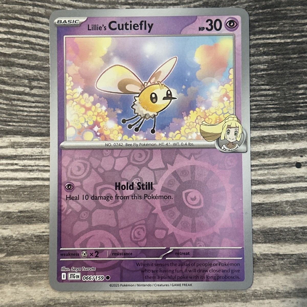 Pokémon Lillie's Cutiefly 66/159 Journey Together Reverse Holo NM