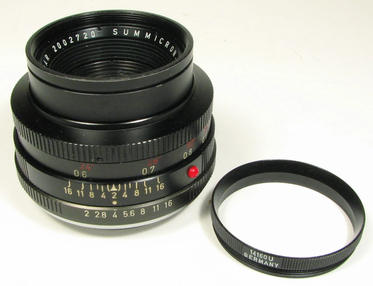 Leica SUMMICRON-R 50mm Focal f/2 Camera Lenses for sale | eBay