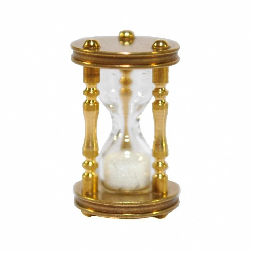 Dolls House Hour Glass Sand Timer Kitchen Accessory Miniature 1:12th Scale