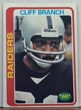 Cliff Branch 1978 Topps #305  F13