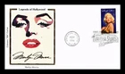 DR JIM STAMPS US COVER MARILYN MONROE LEGENDS OF HOLLYWOOD FDC COLORANO SILK