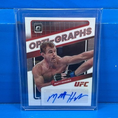 MATT HUGHES 2022 Panini Donruss Optic Opti-Graphs Autograph Champion AUTO MMA