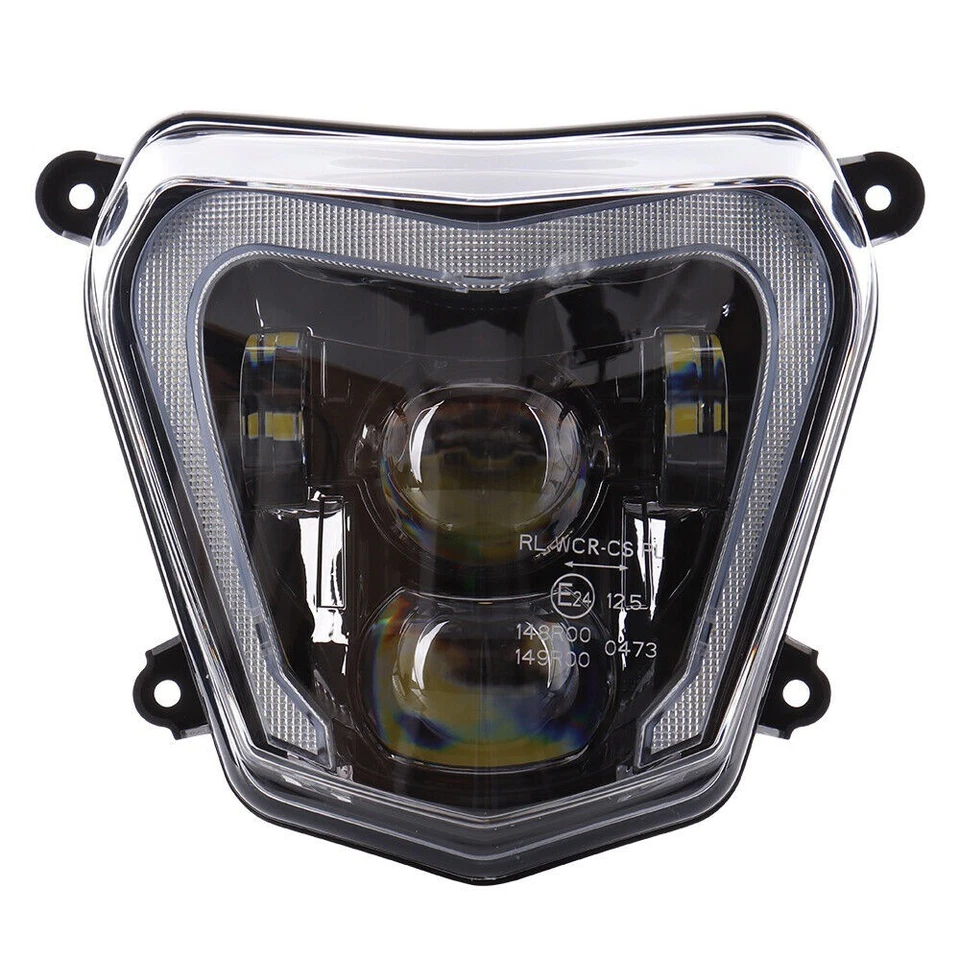 Per KTM Duke 690 2012-2019 Faro LED DRL abbagliante/anabbagliante plug and play - Immagine 2 di 4