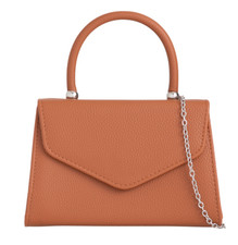 Women's Faux Leather Clutch Bag Top Handle Evening Bag Party Wedding Handbag UK