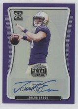 2020 Leaf Metal Draft Purple Rainbow 12/25 Jacob Eason #BA-JE1 Auto uk2