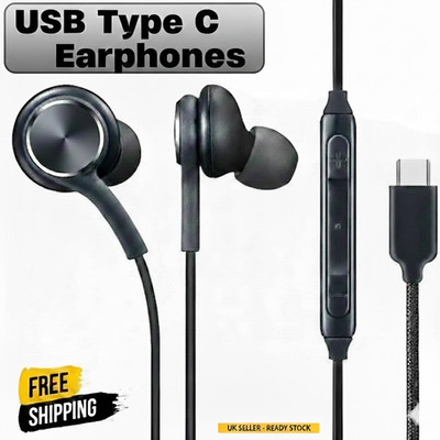 USB-C Typ C Kopfhörer für Samsung Galaxy S22 S21 Ultra S20 FE - Kabelgebunden Headphone