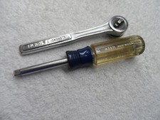 Craftsman 1/4" Drive Spinner Handle & Ratchet Set USA 2 pcs - PN 43178/43371