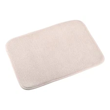 2pcs Dish Drying Mat for Kitchen Counter Microfiber Dishes Drainer Mat-Beige
