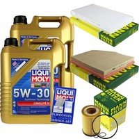 Mann Inspektionspaket 10L Liqui Moly Longlife 5W-30 FüR BMW 6Er Cabriolet E64