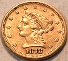 1878-P Liberty Quarter Eagle — photo from another recent sale