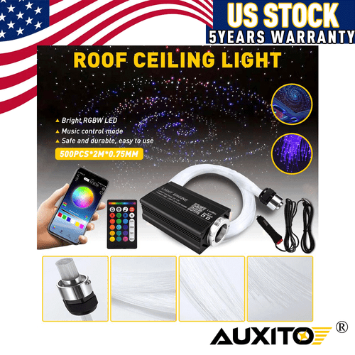 500PC CAR HOME HEADLINER STAR LIGHT KIT ROOF TWINKLE CEILING LIGHTS FIBER OPTIC - Picture 13 of 13
