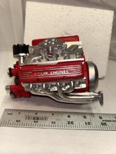 Cison Gasoline V8 Small Block Engine Model Replica Red 6 X 4 X 4 New Cison Gasoline V8 Small Block Engine Model Replica Red 6 X 4 X 4 New