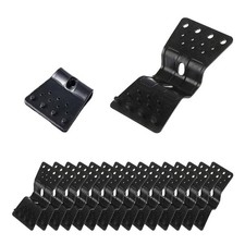 Clips de poignée de verrouillage en tissu d'ombrage plastique 50 pièces pour s