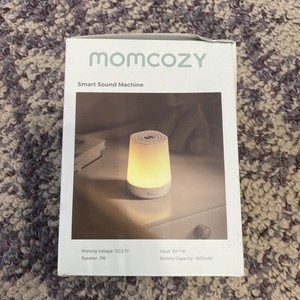 Momcozy Noise Machine for Baby Sleeping with Night Light - White