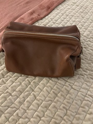 Coach Vintage Tan DOPP Travel Toiletry Case