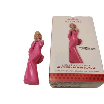 Hallmark Keepsake 2013 Gentlemen Prefer Blondes Starring Marilyn Monroe Ornament