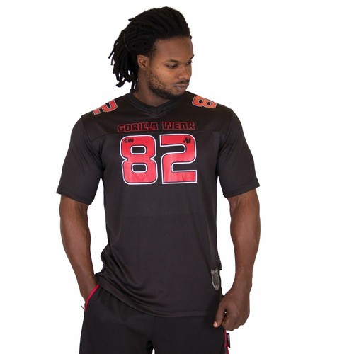 Wear - Camiseta Black/ Rojo Bodybuilding Fitness Y | eBay