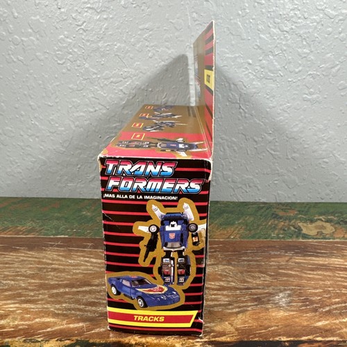Vintage G1 Transformers Toy Tracks Spanish Euro Gold Box Hasbro Autobot 1990 - Picture 15 of 24