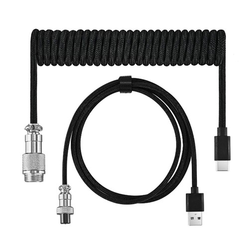 3M Type C Mechanical Keyboard Coiled Cable USB Port Keyboard Wire Accessories - Picture 22 of 23