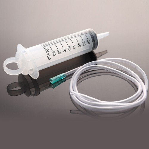 1 Stück 100 ml Großraum Spritze Wiederverwendbar Pumpe Messen mit 1 m Schlauch Zufuhrinf5 - Bild 2 von 7