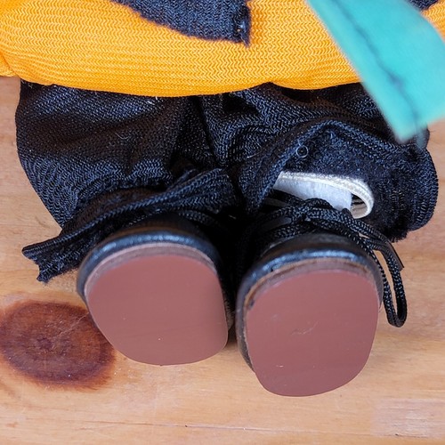 "Bambola di porcellana di Halloween costume zucca trucco o scherzo 11"" ragazza seduta circa 8" - Foto 12 di 20