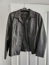 Apostrophe Paris Leather Jacket Size Eur 40-uk12