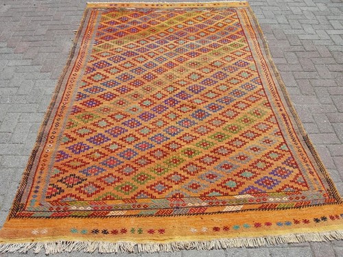 Handmade Large Kilim Rug , rug for Living room ,Bohemian kilim