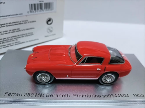 Kess 1/43 Ferrari modified sports car model Ferrari 250MM Berlinetta 1953 red - Picture 2 of 5