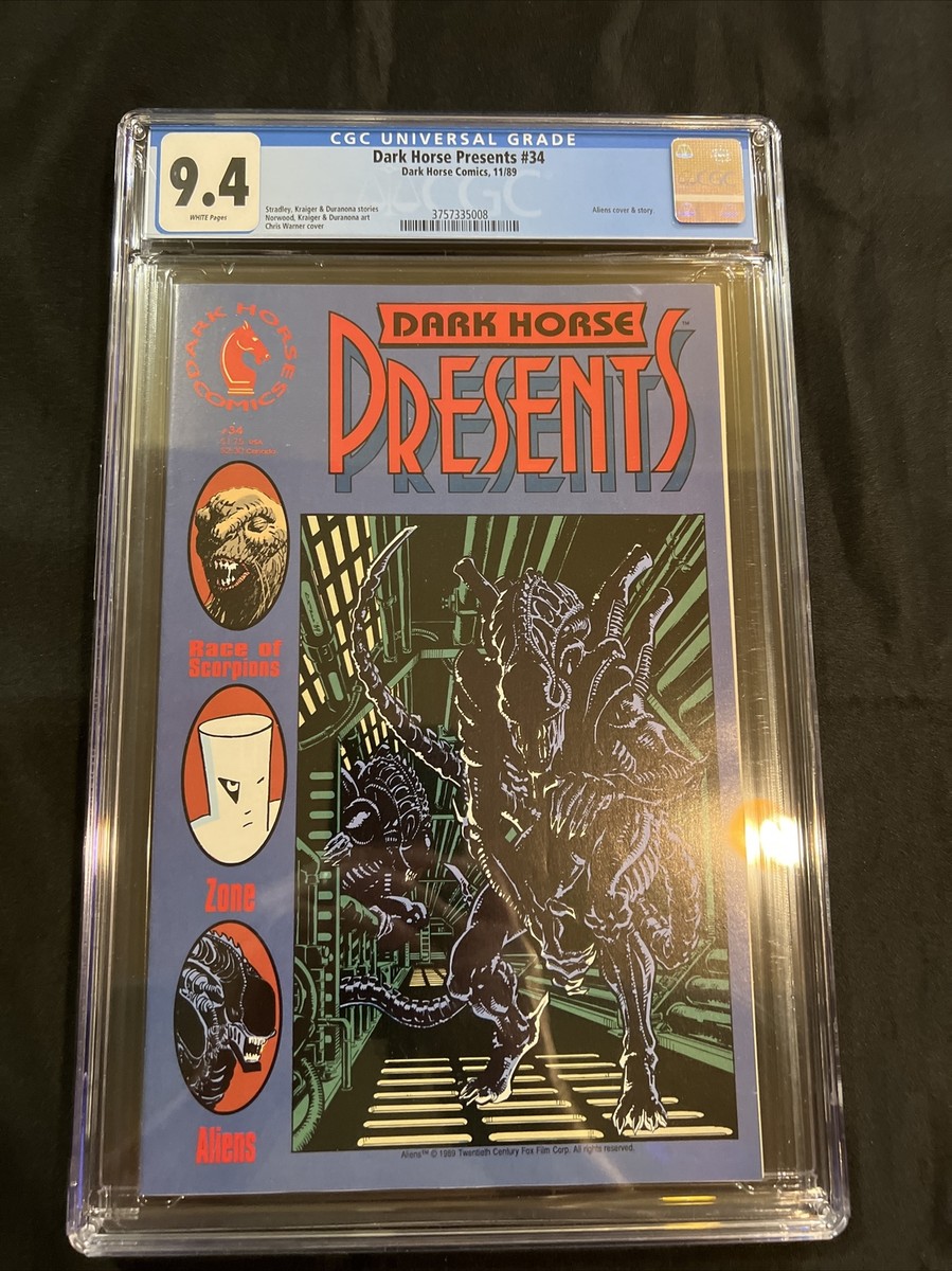 Dark Horse Presents #34 (1989) CGC Grade 9.4 Chris Warner Dark