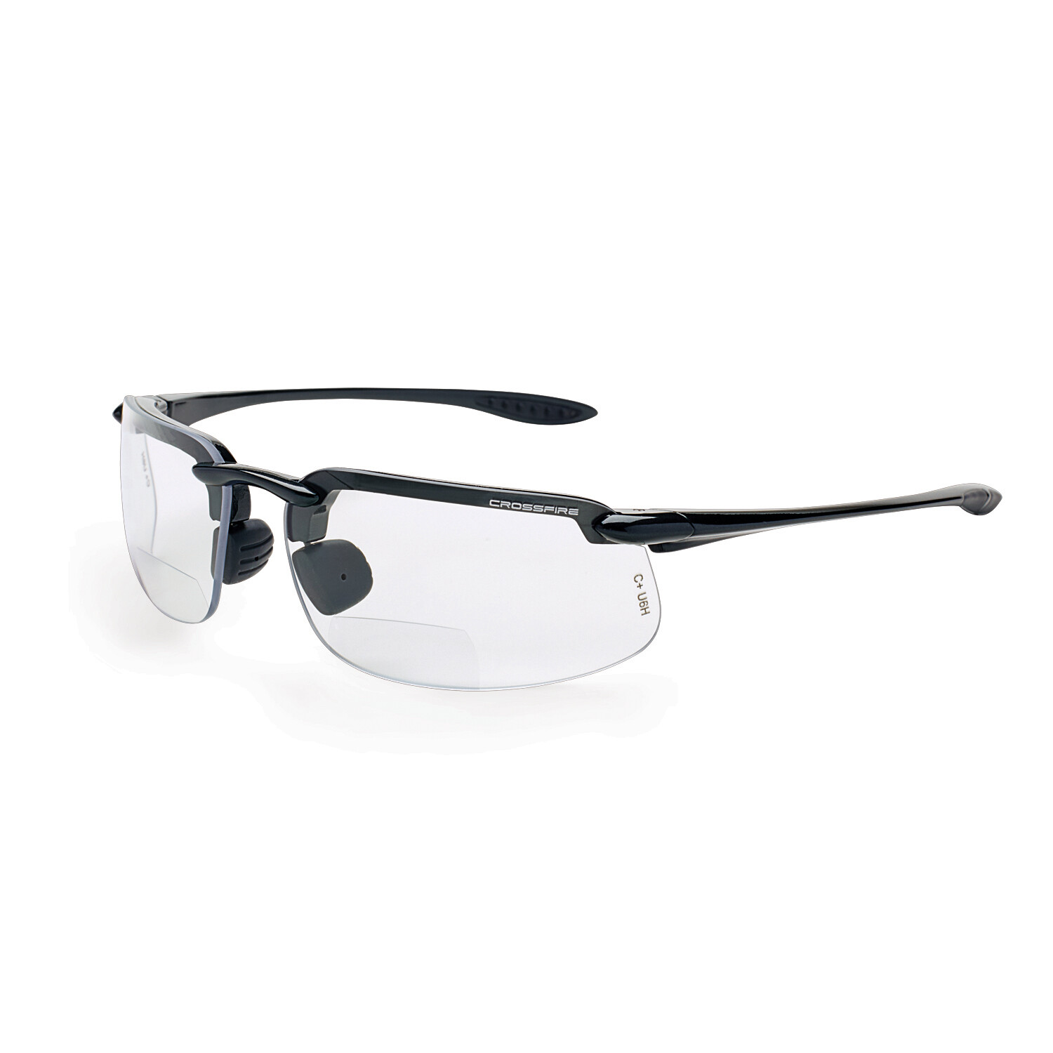 Crossfire ES4 2.0 Clear Lens Bifocal Reading Magnifier Safety Glasses