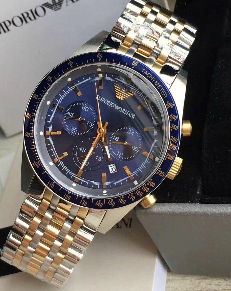 【週末セール】エンポリオアルマーニ AR6088 クロノグラフ 新品 Emporio Armani AR6088 Mens Chronograph Watch for sale online | eBay