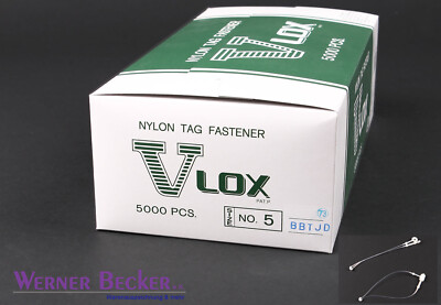 Sicherheitsfäden Banok V-LOX No. 5, 120 mm Nylon 5000 Stück Tag Fastener
