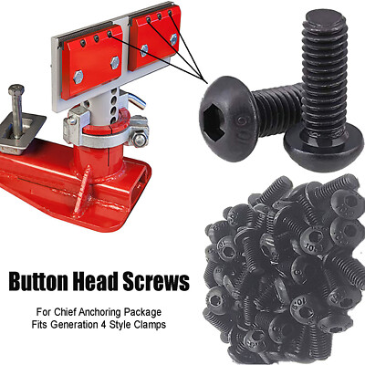 Serrated Jaws ,Grip Screws for Chief Frame Machine Generation 4 Style Anchoring 