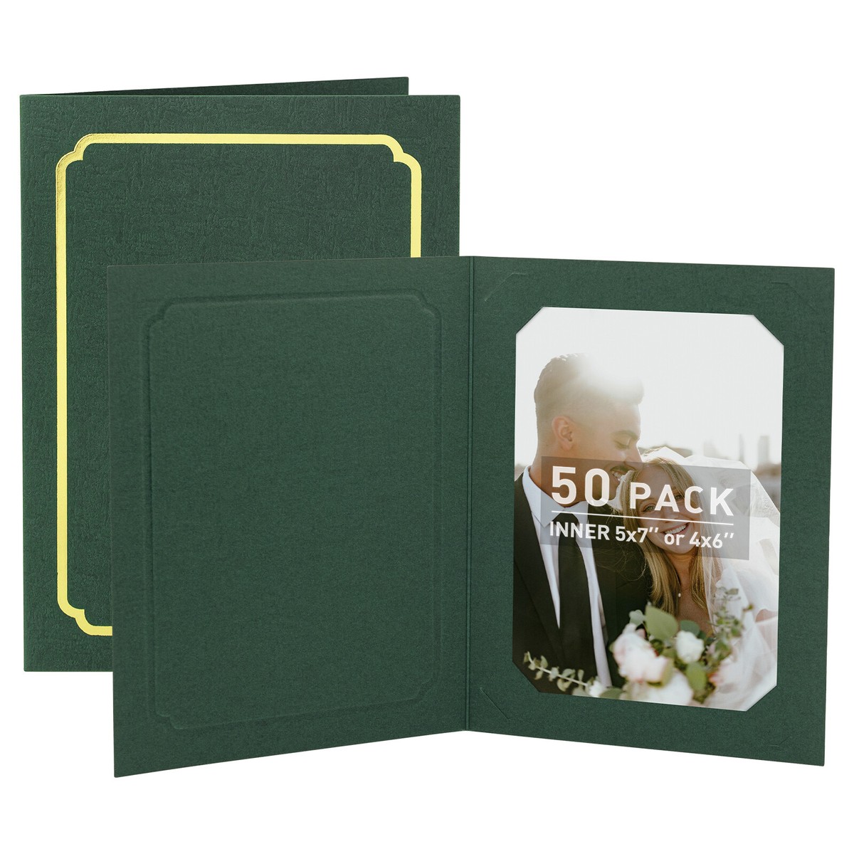 4x6/5x7 Photo Folders Cardboard Picture Paper Frame Greetings