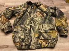 Stearns Dry Wear Youth Coat Jacket Camo Full-zip Quilted Lined Kids Size Small