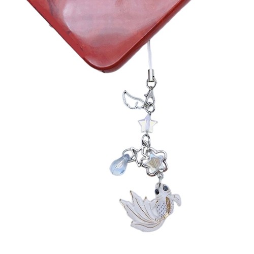Stylish Starry Keychain Lanyard String Kois Fish Star Pendant Keyring Ornament - 第 5/11 張圖片